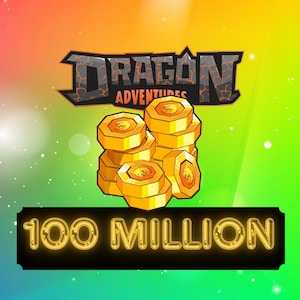 DRAGON ADVENTURES Coins | 100 Million Coins | Cheapest on Etsy