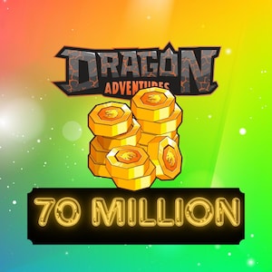 DRAGON ADVENTURES Coins | 70 Million Coins | Cheapest on Etsy