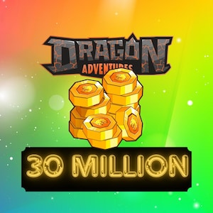 DRAGON ADVENTURES Coins | 30 Million Coins | Cheapest on Etsy