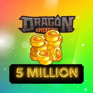 DRAGON ADVENTURES Coins | 5 Million Coins | Cheapest on Etsy