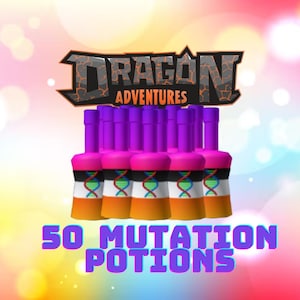 50 x Mutation Potions Dragon Adventures