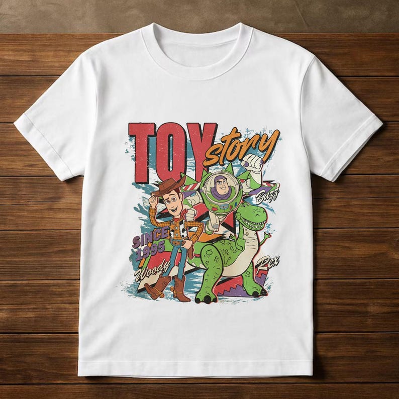 Toy Story Woody Buzz Rex Shirt PNG (Digital Download) image 4