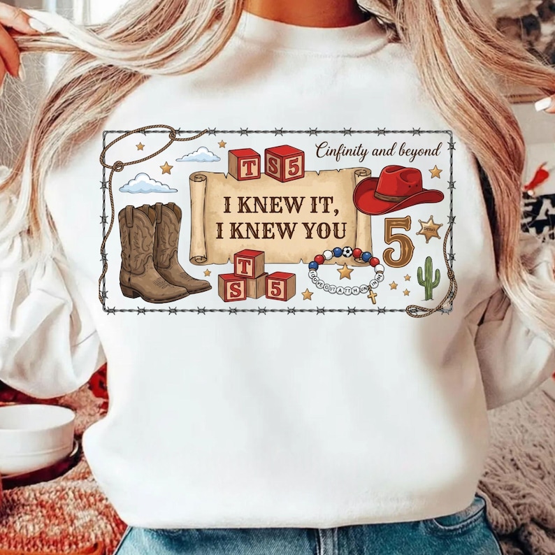 Retro I Knew It I Knew You Shirt, TS and Toy Story 5 Friendship Shirt, Woody Buzz Lightyear Tee, Disneyland Toy Story Family Matching Shirts .Retro Toy Story 5 PNG, I Knew It I Knew You Western Cowgirl Boots Friendship Bracelet Shirt Design Graphic Download File
DIGITAL DOWNLOAD ONLY