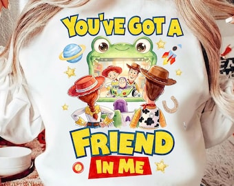 New Cartoon Toy And Friends 5 Character Png, You've Got A Friend In Me Png, Cartoon Toy Friends Png, Trendy Boy Design Png