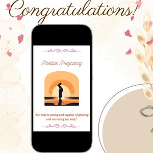 Affirmationskarten, Schwangerschaftsgeschenk, Geburt, Postpartum, Geschenke für sie, Positive Schwangerschaft, Angst, Stress, Mutter, Baby, besonderer Anlass