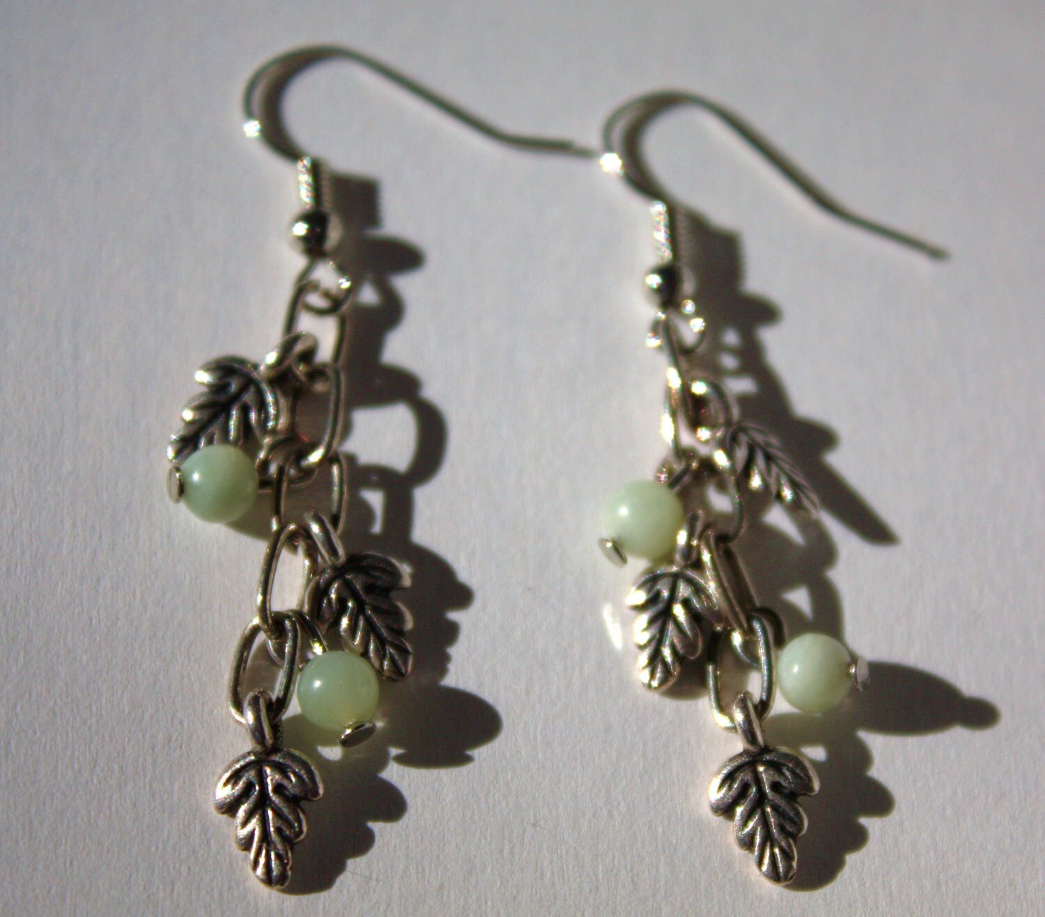 Leaf earrings Etsy