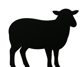 Sheep Silhouette PNG: Minimalist Farm Animal Clipart (Digital Download, PDF)
