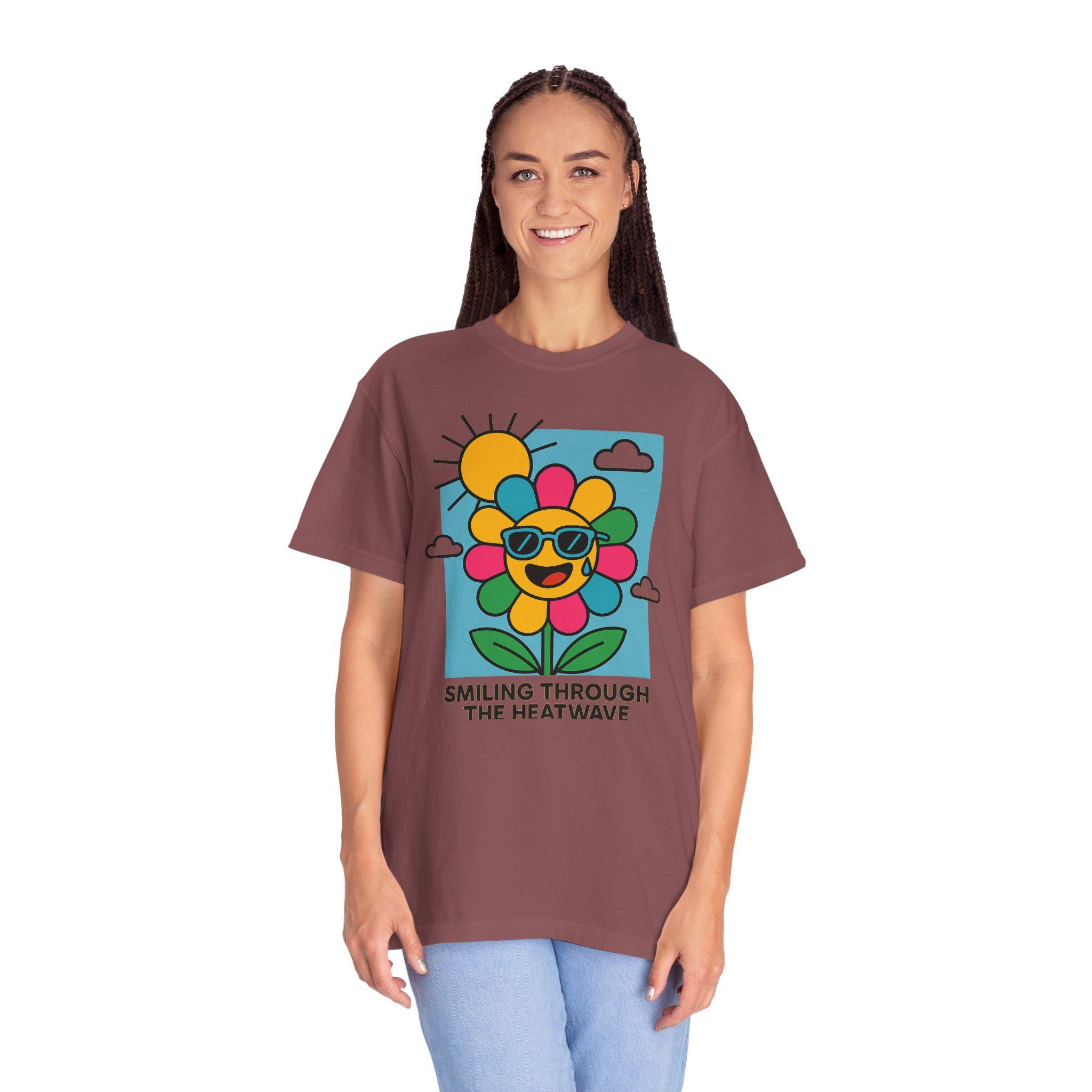 Murakami Flower Graphic T-shirt: Retro Summer Tee - Etsy