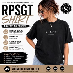 RPSGT-skjorta, minimalistisk sömntekniker-t-shirt, plaggfärgad bomull