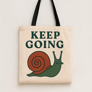 KEEP GOING PNG – Graphique motivant en forme d'escargot lent et constant