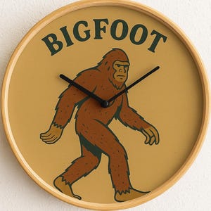 BIGFOOT PNG – Retro Cryptid Graphic for Camping Gear, Apparel & Merch