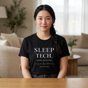 Sleep Tech-tröja, RPSGT Polysomnografi Lab-tröja, komfortfärger 1717