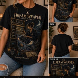 Dream Weaver Sleep Technologist-skjorta, RPSGT Polysomnografikonst (Gildan 64000)