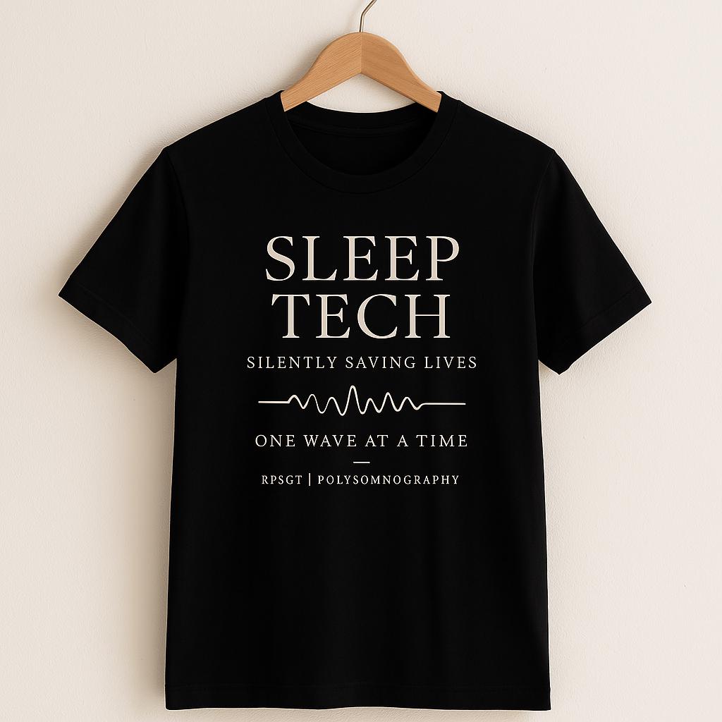 Sleep Tech Shirt: Luxe Polysomnography Tee, RPSGT Gift - Etsy