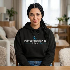 Bluza z kapturem Polysomnographic Tech: Minimalistyczny strój nocny Sleep Lab