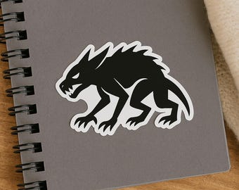 Chupacabra Vector Graphic: Cryptid Monster Clipart (SVG, PNG Digital Download)