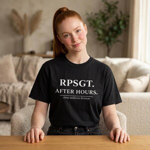 RPSGT After Hours Sleep Tech-tröja, minimalistisk sömnmedicin-grafiktröja