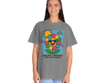 Murakami Flower Graphic T-shirt: Retro Summer Tee - Etsy