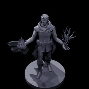 Menschliche männliche Zauberer Figur Fantasy RPG Miniatur DnD Sammlerstück