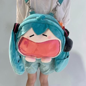 Hatsune Miku Plush Ita Backpack - Etsy display picture 1