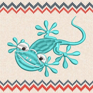 Chameleon Embroidery Design, Chameleon Lizard Machine Embroidery Files,Best Day Ever Chameleon Lizard Digital Embroidery, 6 Sizes embroidery