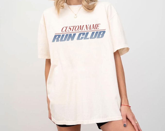 Custom Run Club T-Shirt | Unisex Soft Tee | Sports Apparel | Gift for Runners | Activewear |