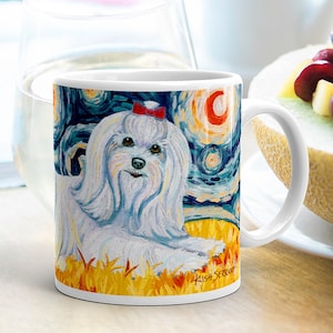 Maltese, Coffee Mug, Dog Lover Gift, Personalized Mug, Personalized Gift