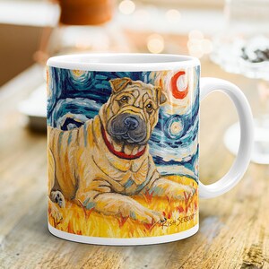 Shar Pei, Coffee Mug, Dog Lover Gift, Personalized Gift, Personalized Mug, Dog Mug