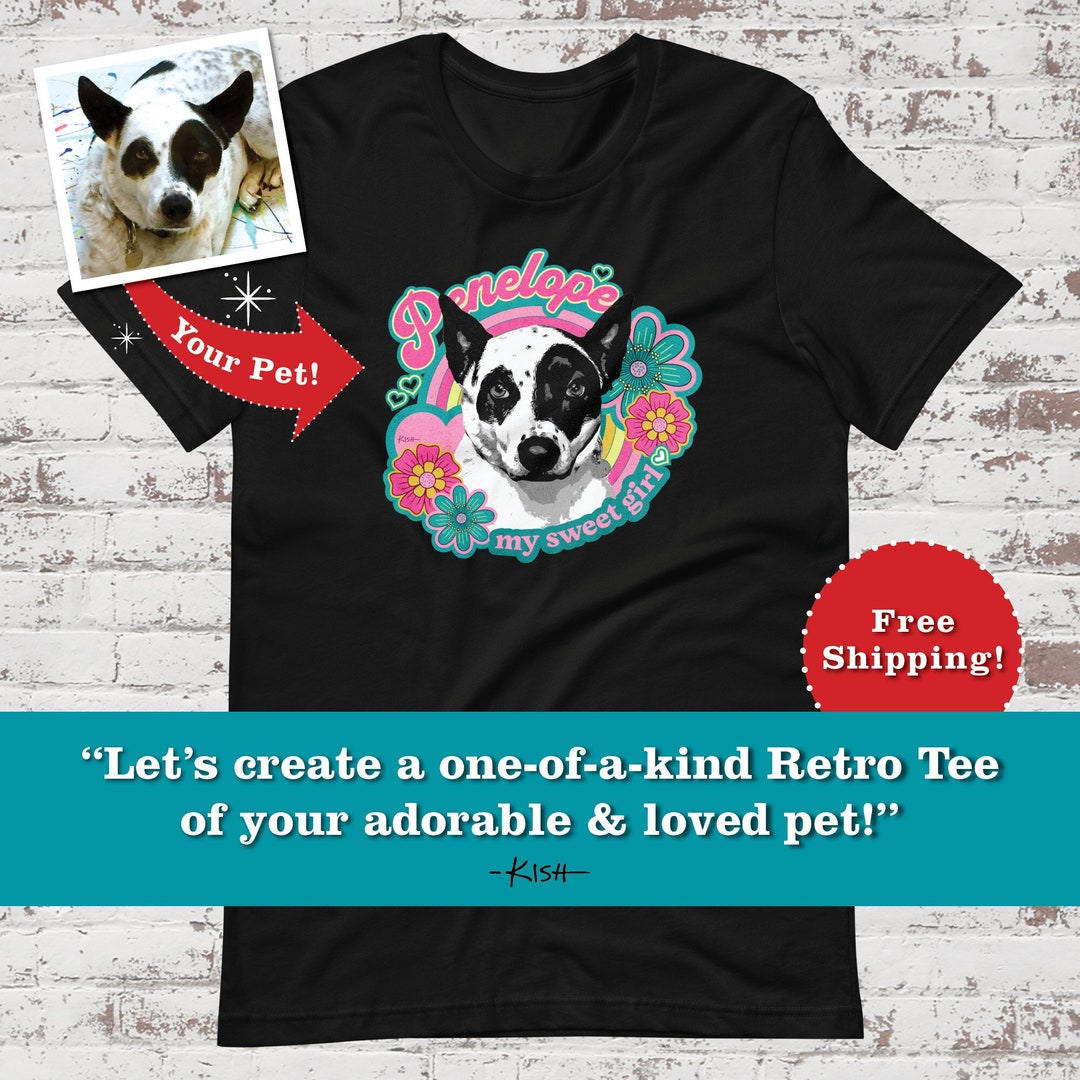 Dog Dad Mom Retro Ever - Personalized Custom Long Sleeve T-Shirt main image 1