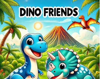 Libro para colorear de Dino Friends