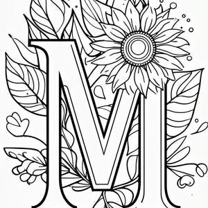 Coloring with letters