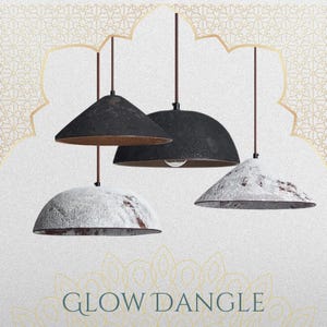 Wabi Sabi Ceramic Pendant Light. Boho Pottery Light Fixture