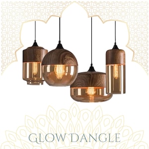 Smoked Brown Glass Pendant Light, Crystal Globe Lamp, Light Fixtures
