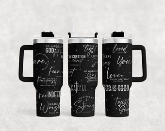 Words of Encouragement/Christian 40 oz. Tumbler