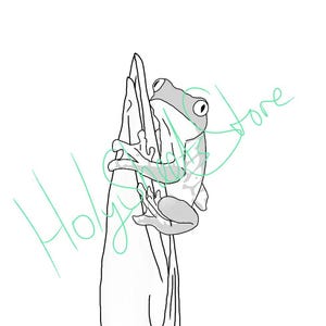 Cute Frog Coloring Page Printable – Fun and Relaxing Frog Illustration for All Ages
