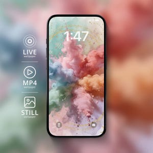 Celebration Color Burst Live Wallpaper | iPhone Android Animated Wallpaper | Fireworks Celebration | Digital Download | Festival Presents