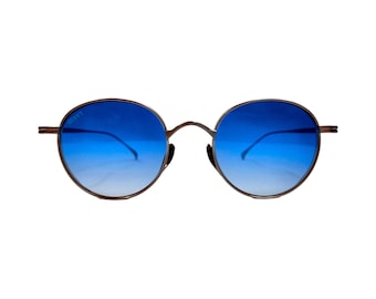 Lichtgewicht titaniumzonnebril: minimalistisch gepolariseerde bril, cadeau, zilver, grijs, blauw, gepolariseerd, UV400