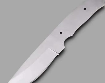 DIY 1095 koolstofstalen mes, blanco | Handgesmeed 8" EDC-mes met volledige tang | Aanpasbaar Camping Bushcraft-jachtmes levering: