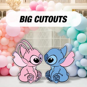Stitch Cutout Event Decor, Yard Sign, Lawn Sign, Center Piece, Party Prop