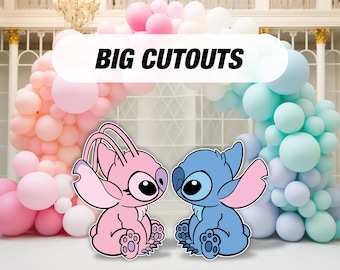Stitch Cutout Event Decor, Yard Sign, Lawn Sign, Center Piece, Party Prop