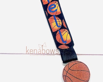 Basketball Pacifier Clip: Personalized Binky Holder, Baby Boy, Girl, Universal Paci Clip, Pacifier Keeper, Pacifier Leash
