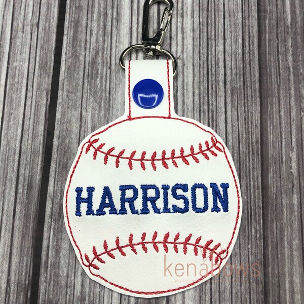 Baseball Bag Tag Etsy