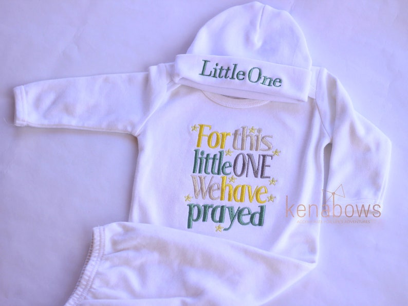 New Baby Gown Gender Neutral Infant Gown Surprise Gender Etsy