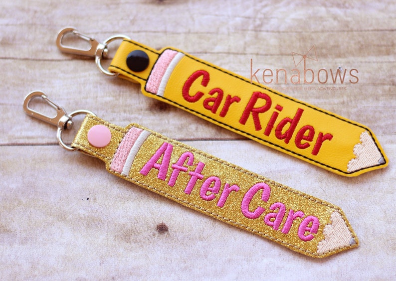 Car Rider Tag Customizable Personalized Bag Tag, Car Rider, After Care, School Backpack Tag ...