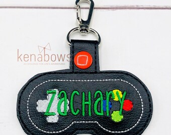 Gamer Bag Tag, Video Game Controller, Personalized Backpack Tag, Key Chain, Teacher Gift, Boy Gift, 1st Grade, Girl, Lunch Bag Tag, Girl Tag