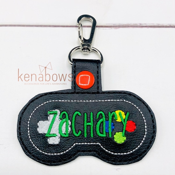 Gamer Bag Tag, Video Game Controller, Personalized Backpack Tag, Key Chain, Teacher Gift, Boy Gift, 1st Grade, Girl, Lunch Bag Tag, Girl Tag