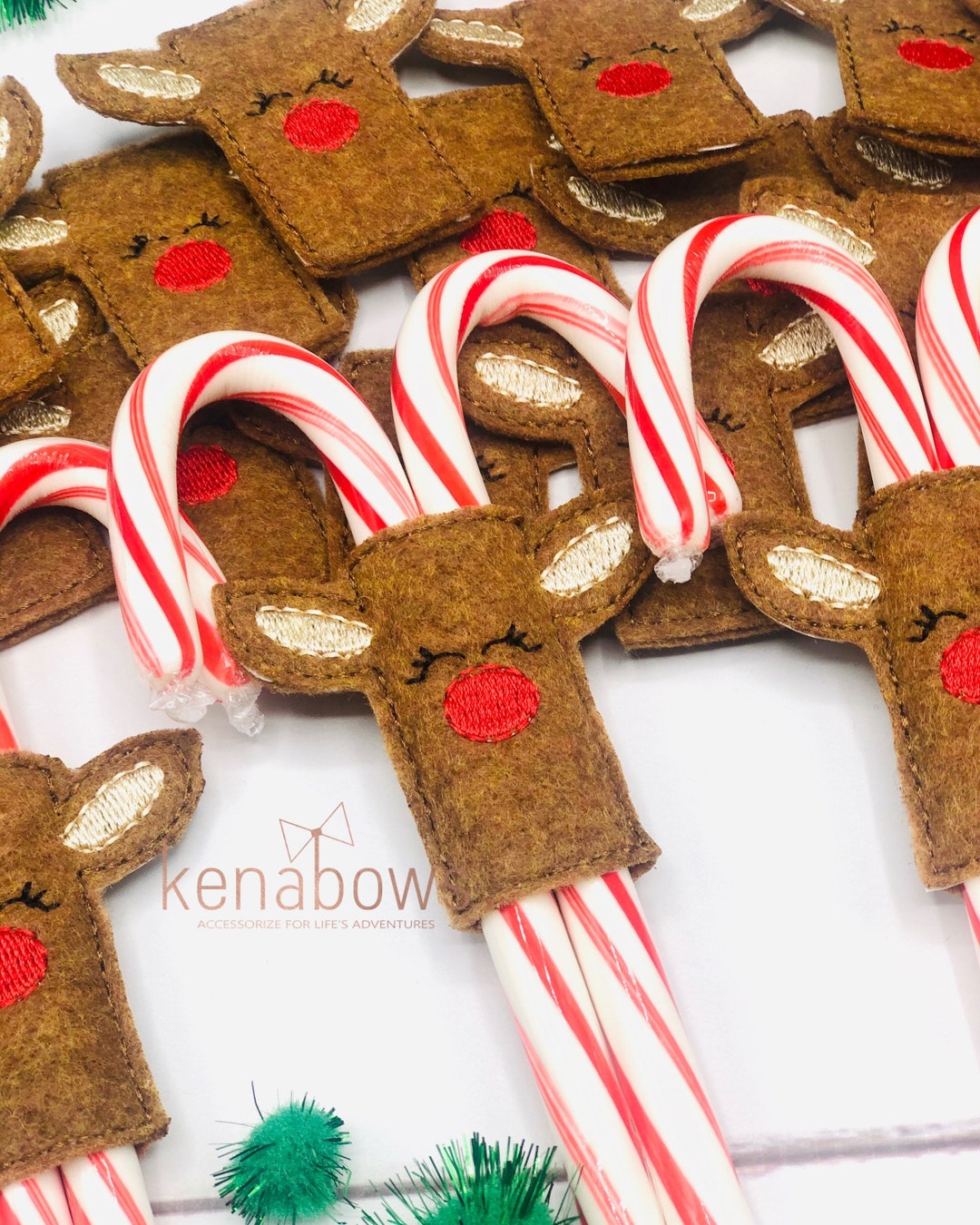Candy Cane Holders, Reindeer, Teacher Gifts, School Gifts, Stocking