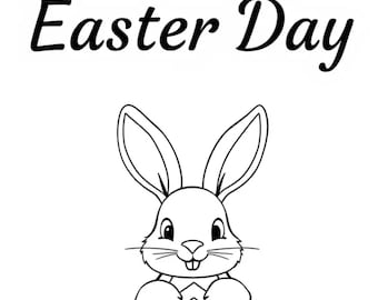 Easter Coloring Book for Kids | Fun Printable Activity | Digital Download