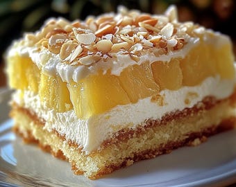 MELHOR RECEITA de Bolo de Abacaxi com Coco | Download Instantâneo em PDF | Sobremesa Tropical Fácil | Bolo de Verão | Receita Digital