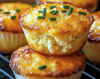 BESTES REZEPT für Quark-Ei-Muffins | Sofortiger Download PDF | Proteinreiches Low Carb Frühstück | Einfaches Meal Prep Rezept